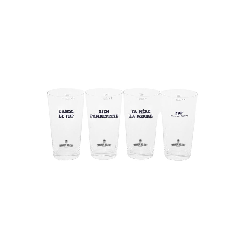 LOG Verres à Pinte Fils de pomme