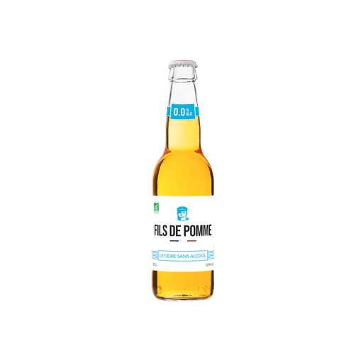 LOG Fils de Pomme - Le cidre sans alcool verre - 24 x 33cl